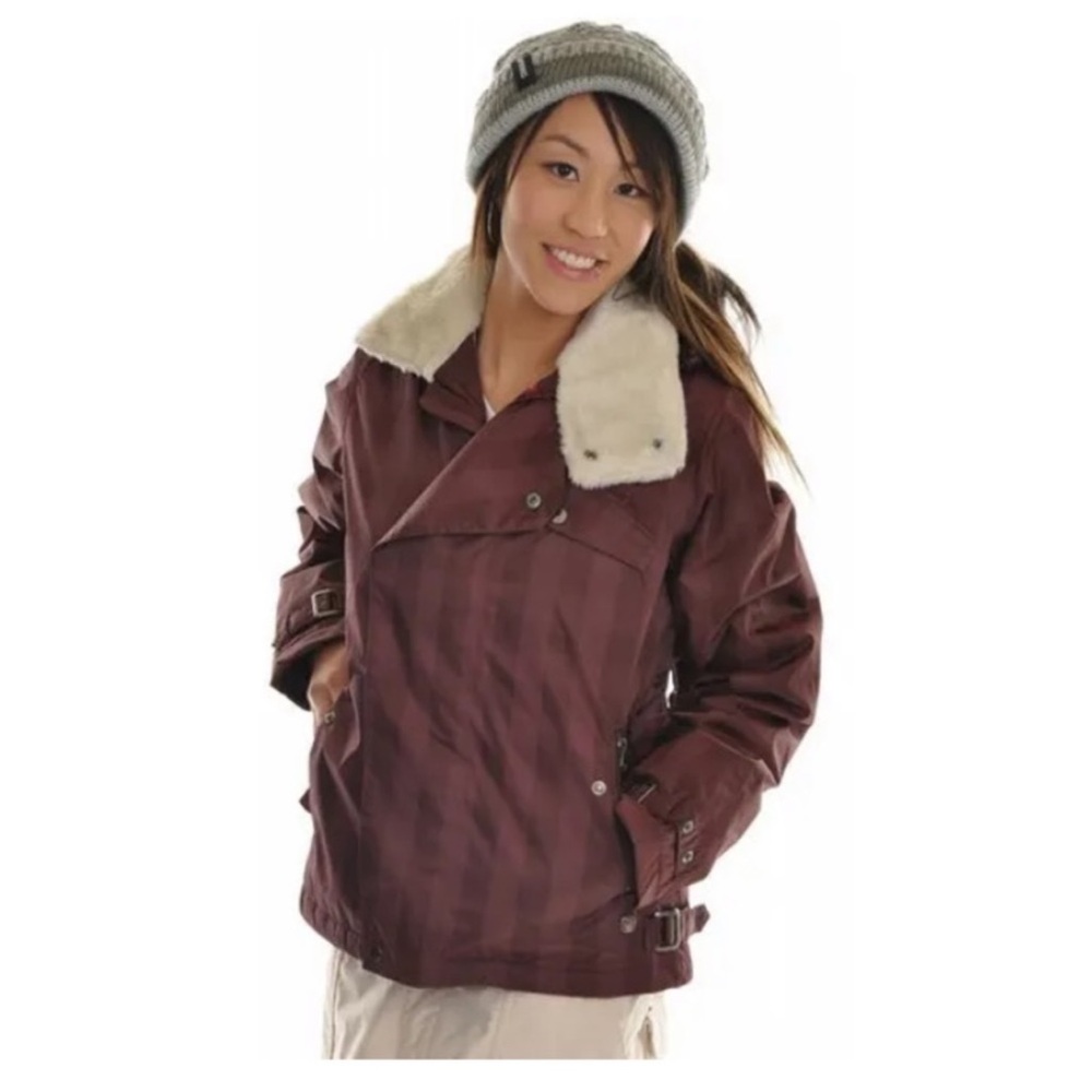BURTON Dutchess Insulated Jacket burgandy size small